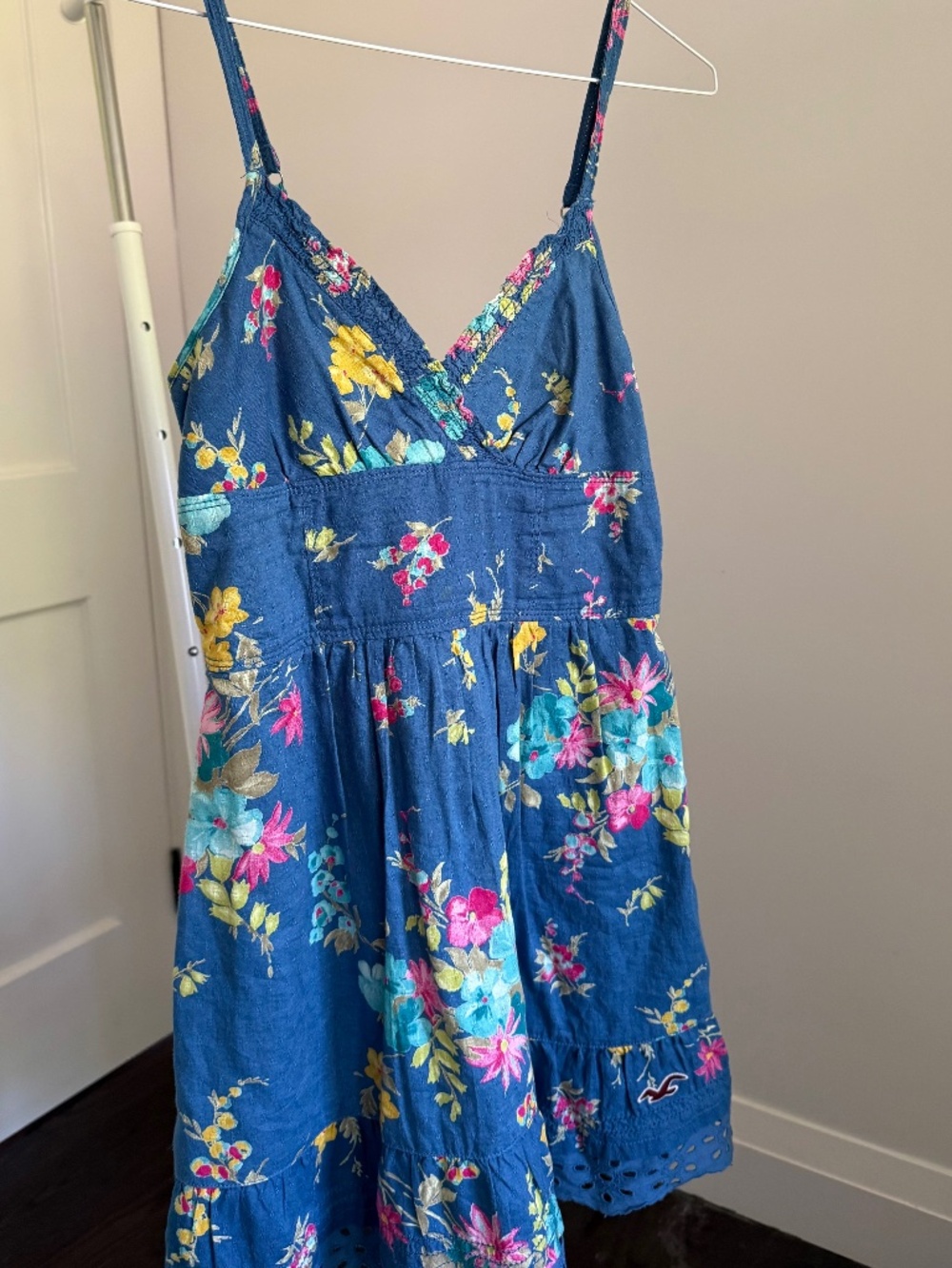y2k Hollister babydoll floral mini sundress